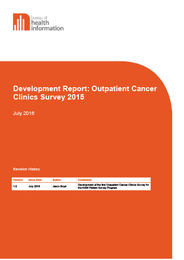 Development report cover