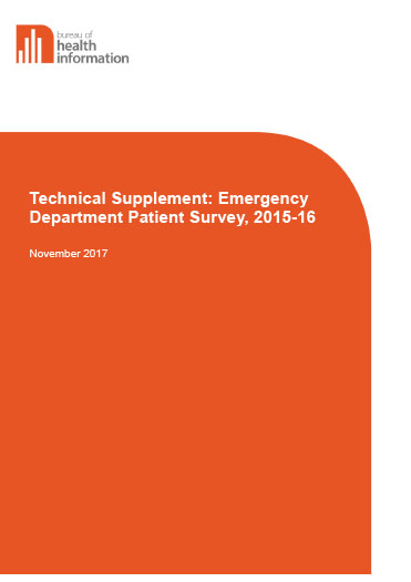 Report cover Technical supplement, 2015–16